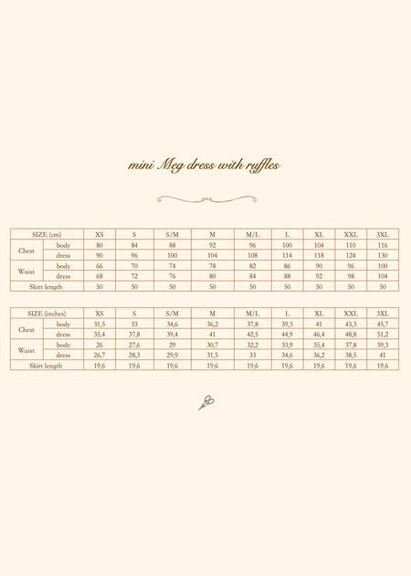 Robe Mini Meg à volants