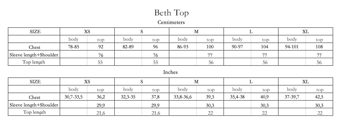 Beth Top | Linen blouse