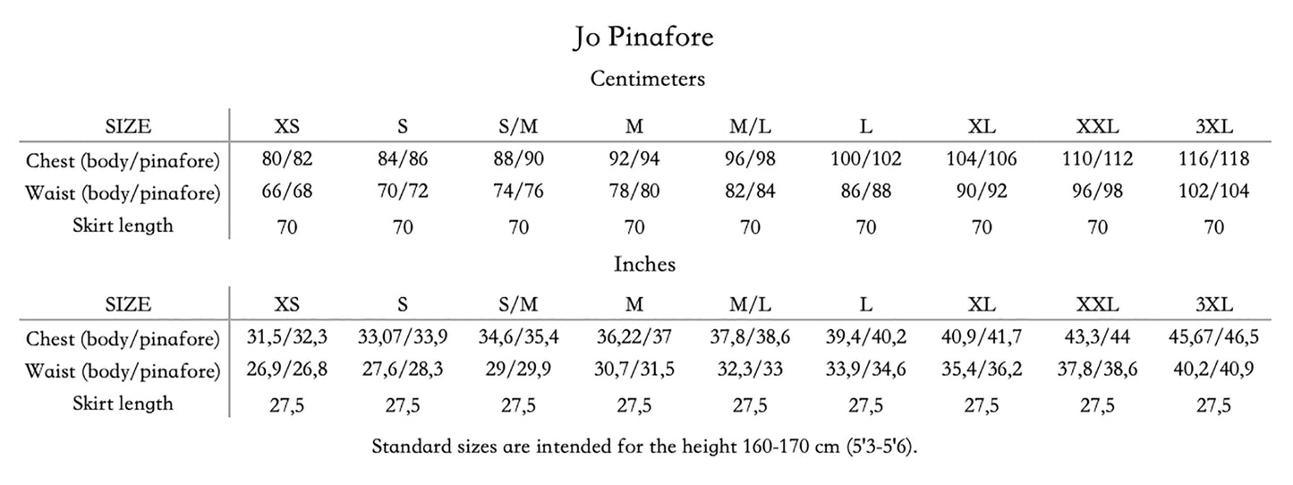 Jo Pinafore | Leinen-Schürze