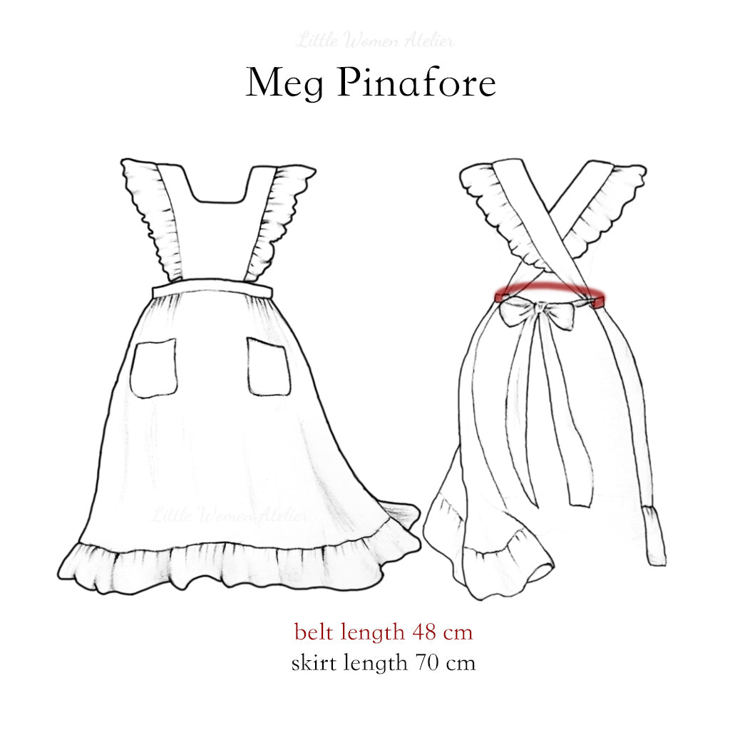Gingham Meg Pinafore