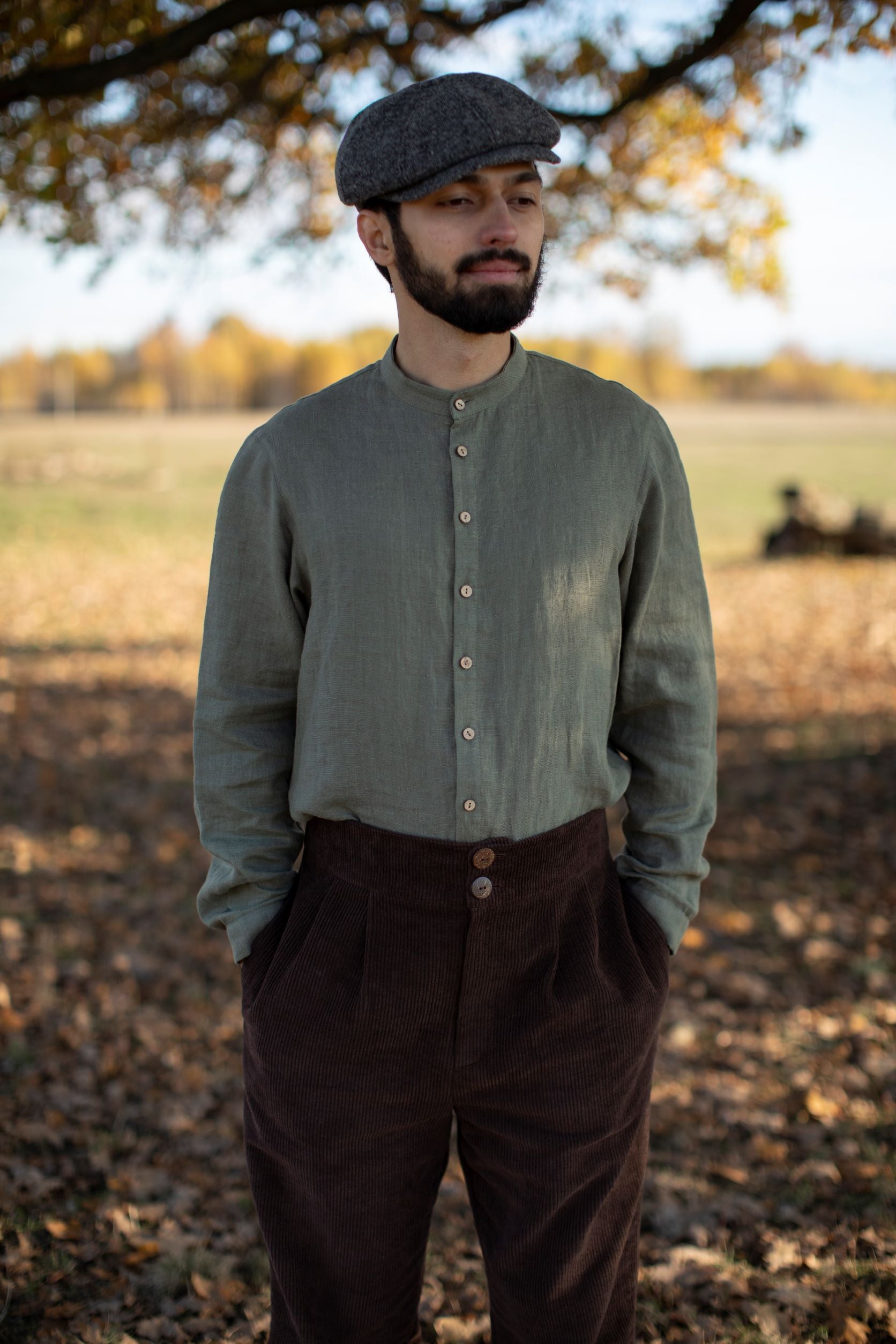 Men's Shirt with mandarin collar Men's Shirt with mandarin collar