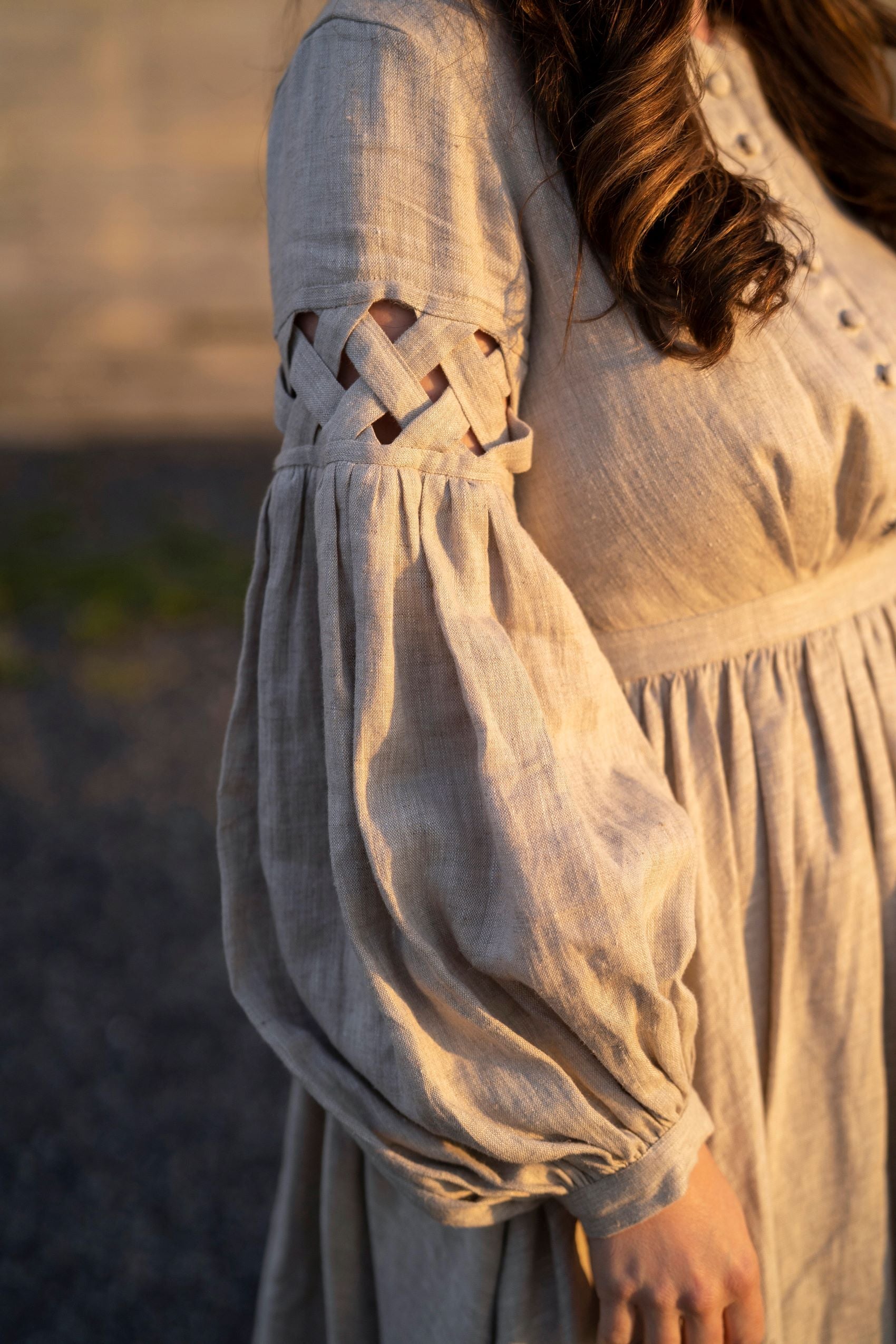 The Meg'23 linen Dress LittleWomenAtelier The Meg'23 linen Dress LittleWomenAtelier