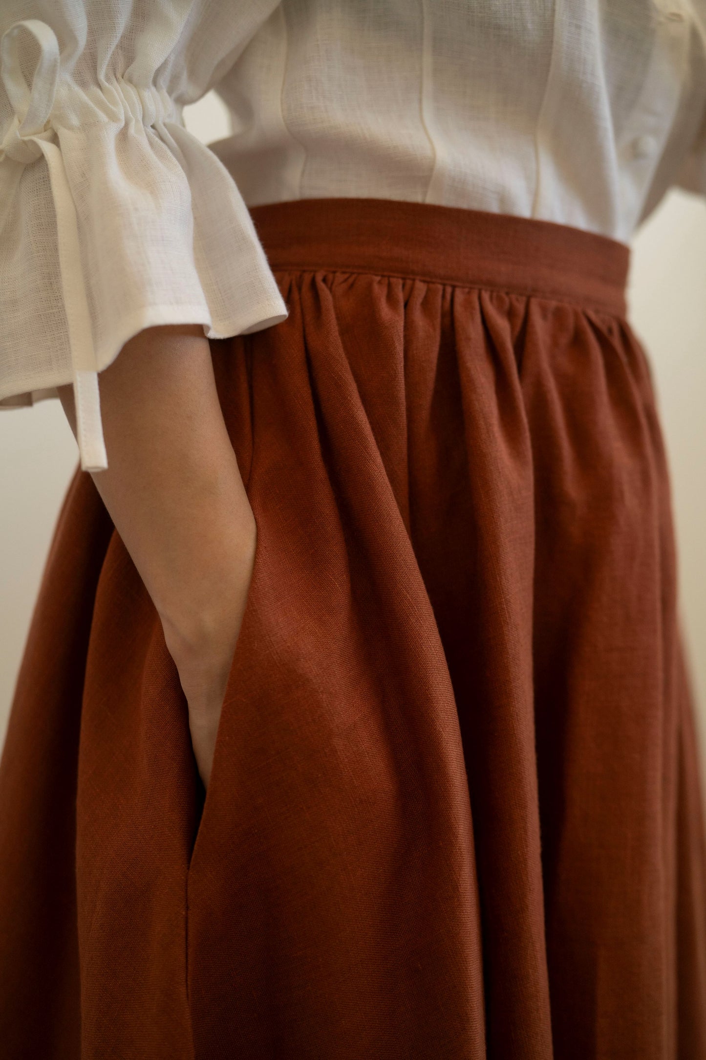 Meg Linen Skirt