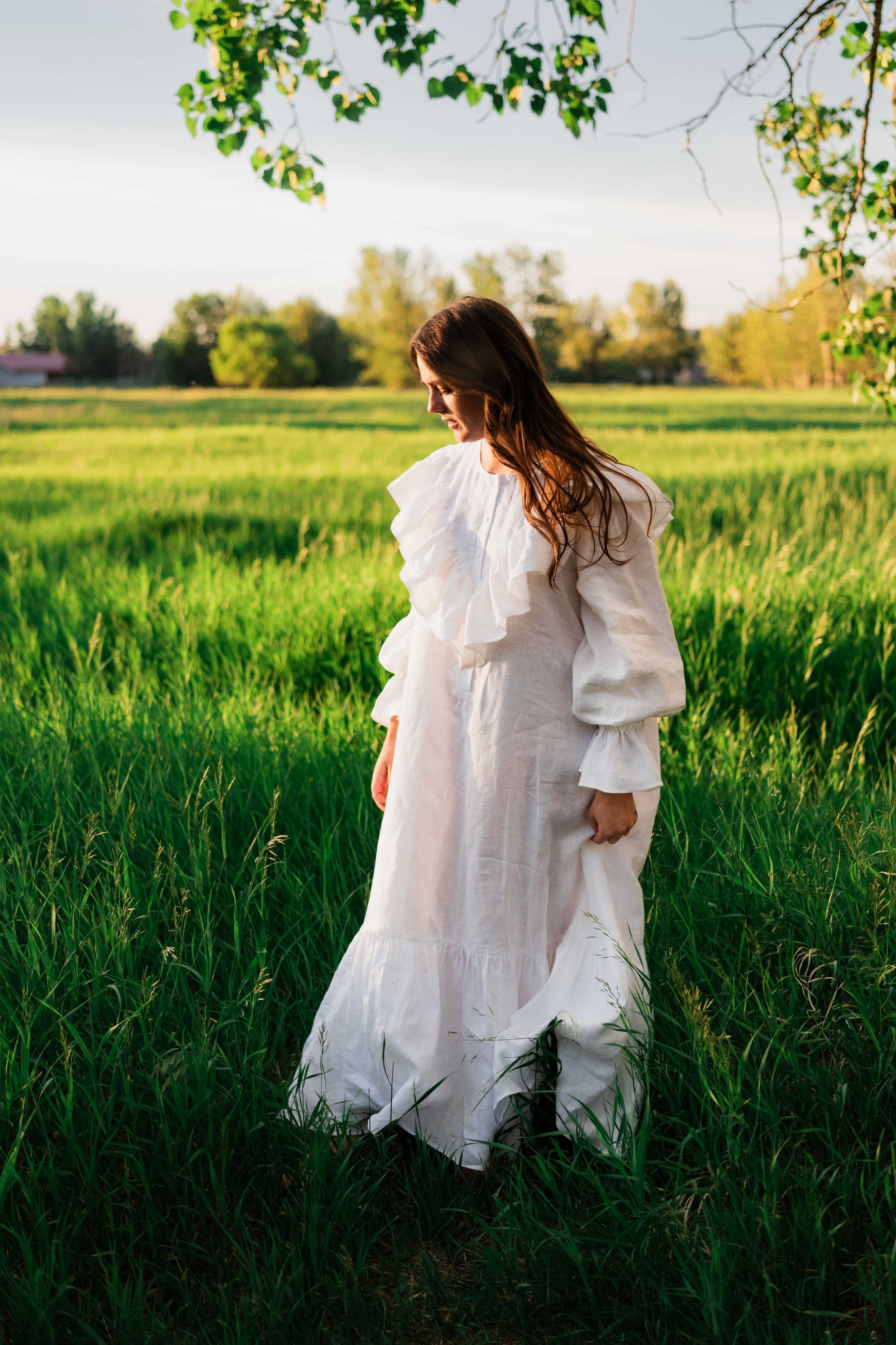 Linen Nightgown LittleWomenAtelier