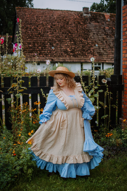 Meg Pinafore | Linen pinafore