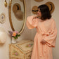 Ready to Ship | Linen Breeze Robe in Peach