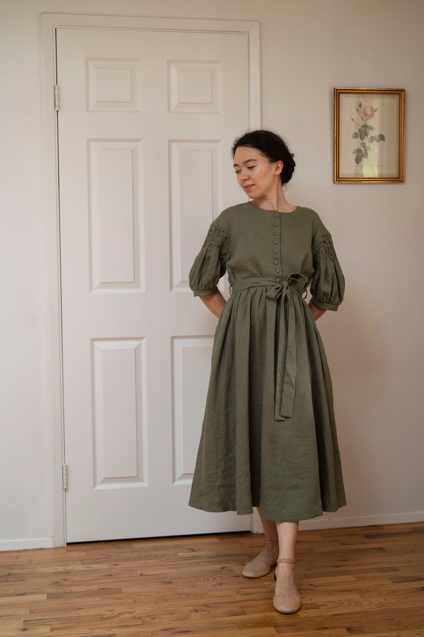 Beth'23 Oversized Dress with Short Sleeves