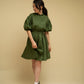 Ready to ship - Mini Meg dress in Grass Green