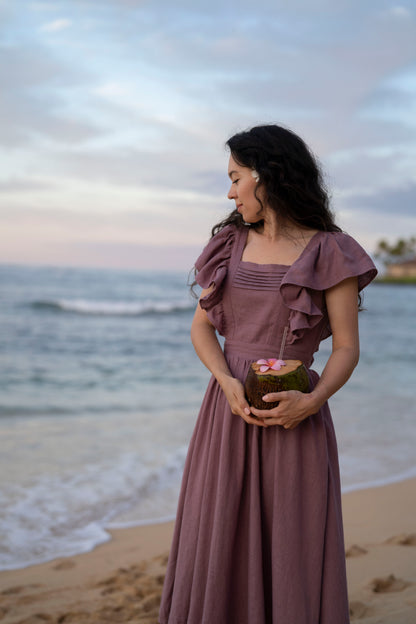 Flower Fairy linen Sundress