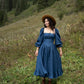 August Night linen dress