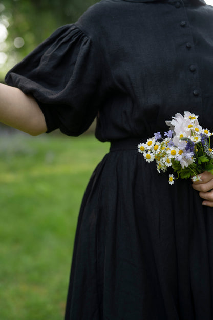 Robe Meg à manches courtes