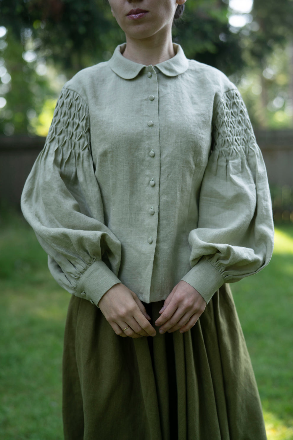BETH Cutout Top in Prussian Blue main image 0