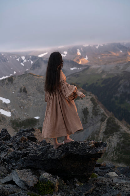 Meg'23 Übergroßes Kleid mit langen Ärmeln