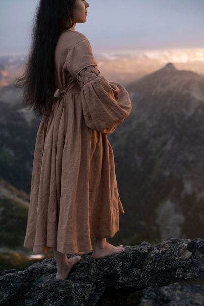 Meg'23 Übergroßes Kleid mit langen Ärmeln