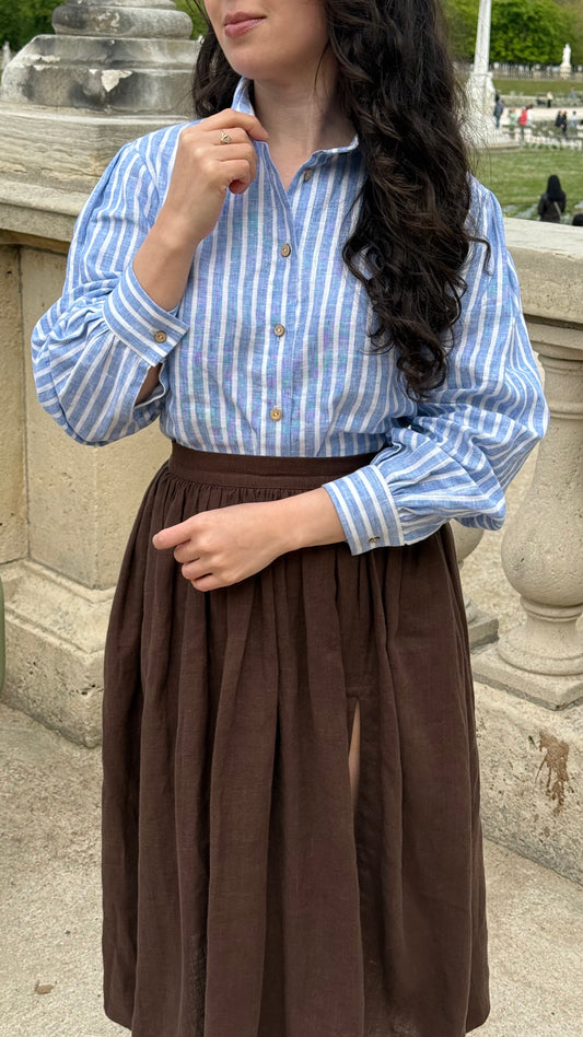Striped Jo Linen Shirt