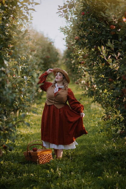 Beth'23 Oversized Dress with Long Sleeves - Plus size | Linen dress