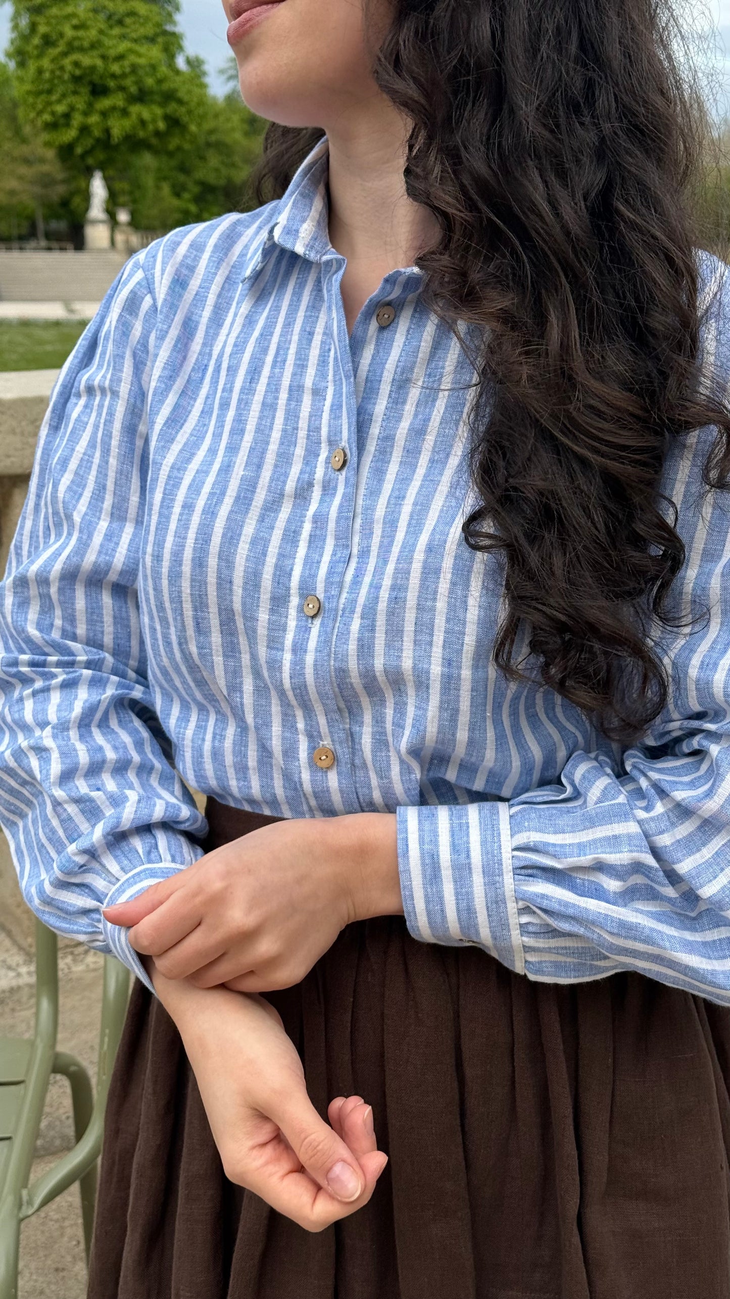 Striped Jo Linen Shirt