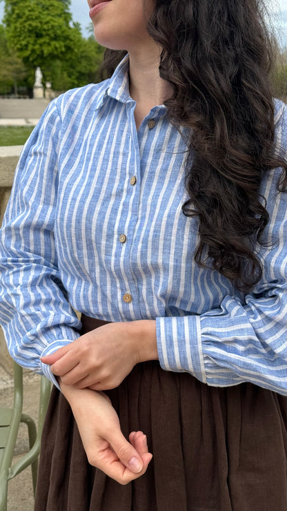Striped Jo Linen Shirt