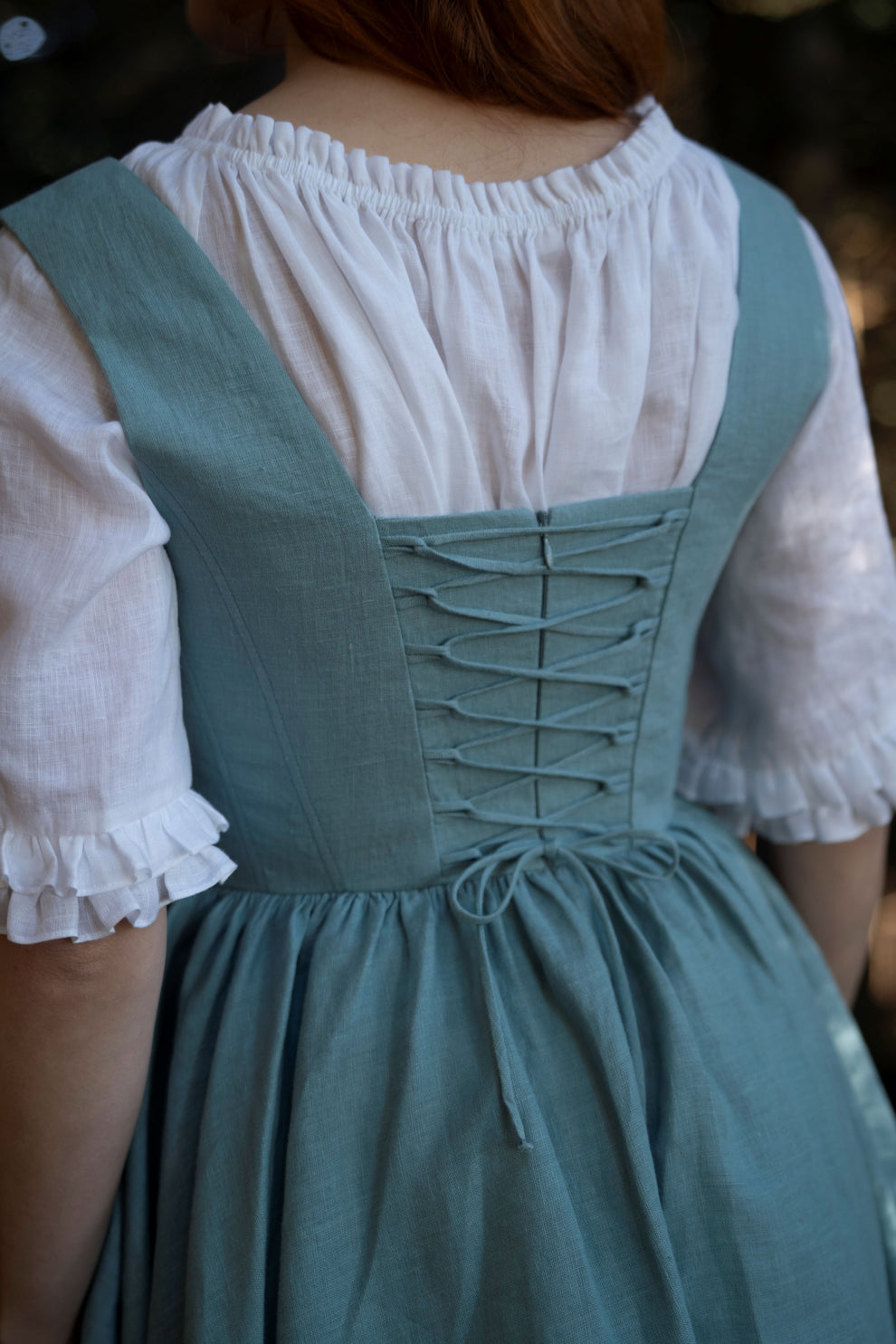 Gretel linen Corset-dress – LittleWomenAtelier
