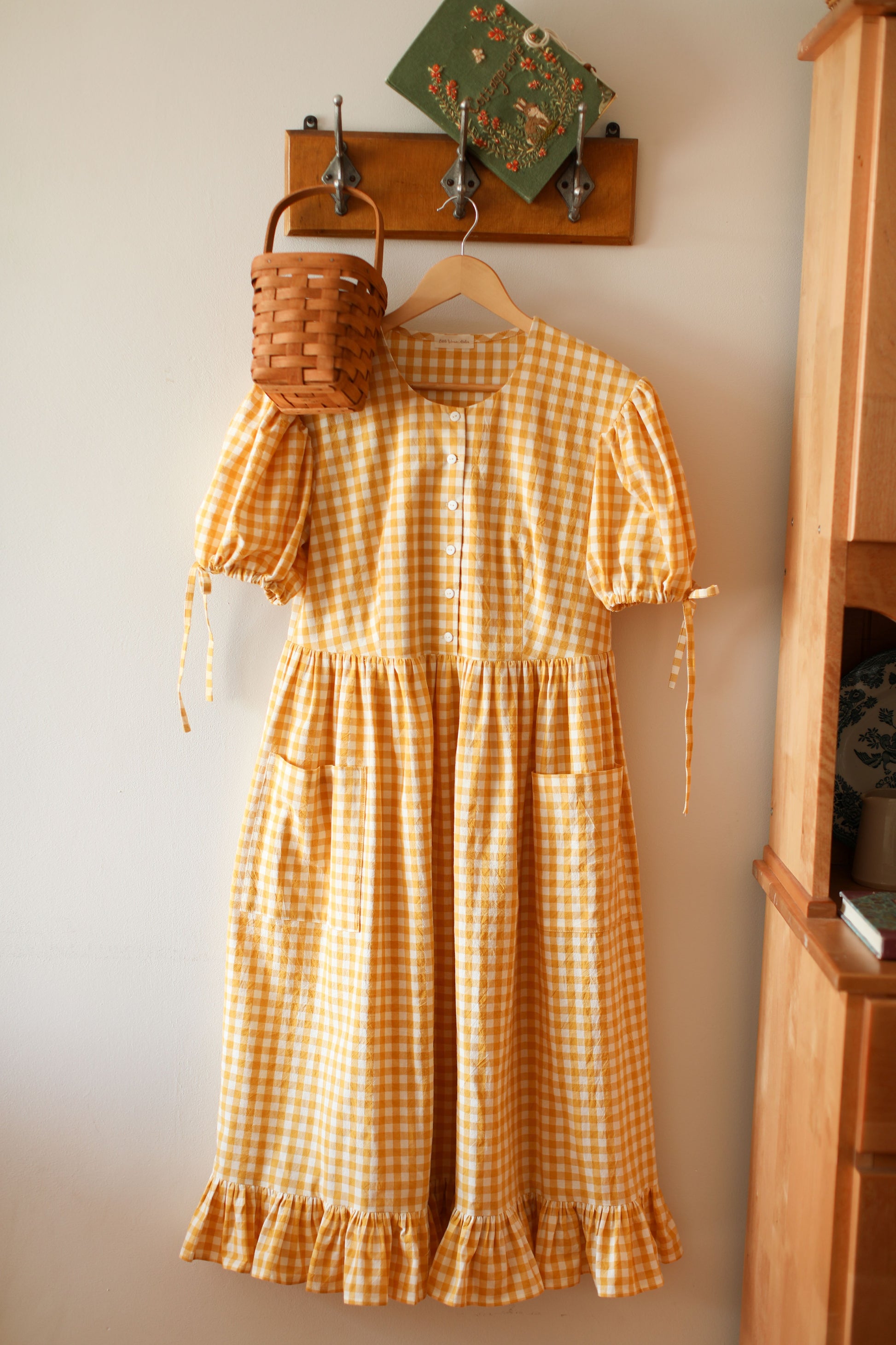 princess polly gingham dress Pollyanna Dress in Yellow Gingham