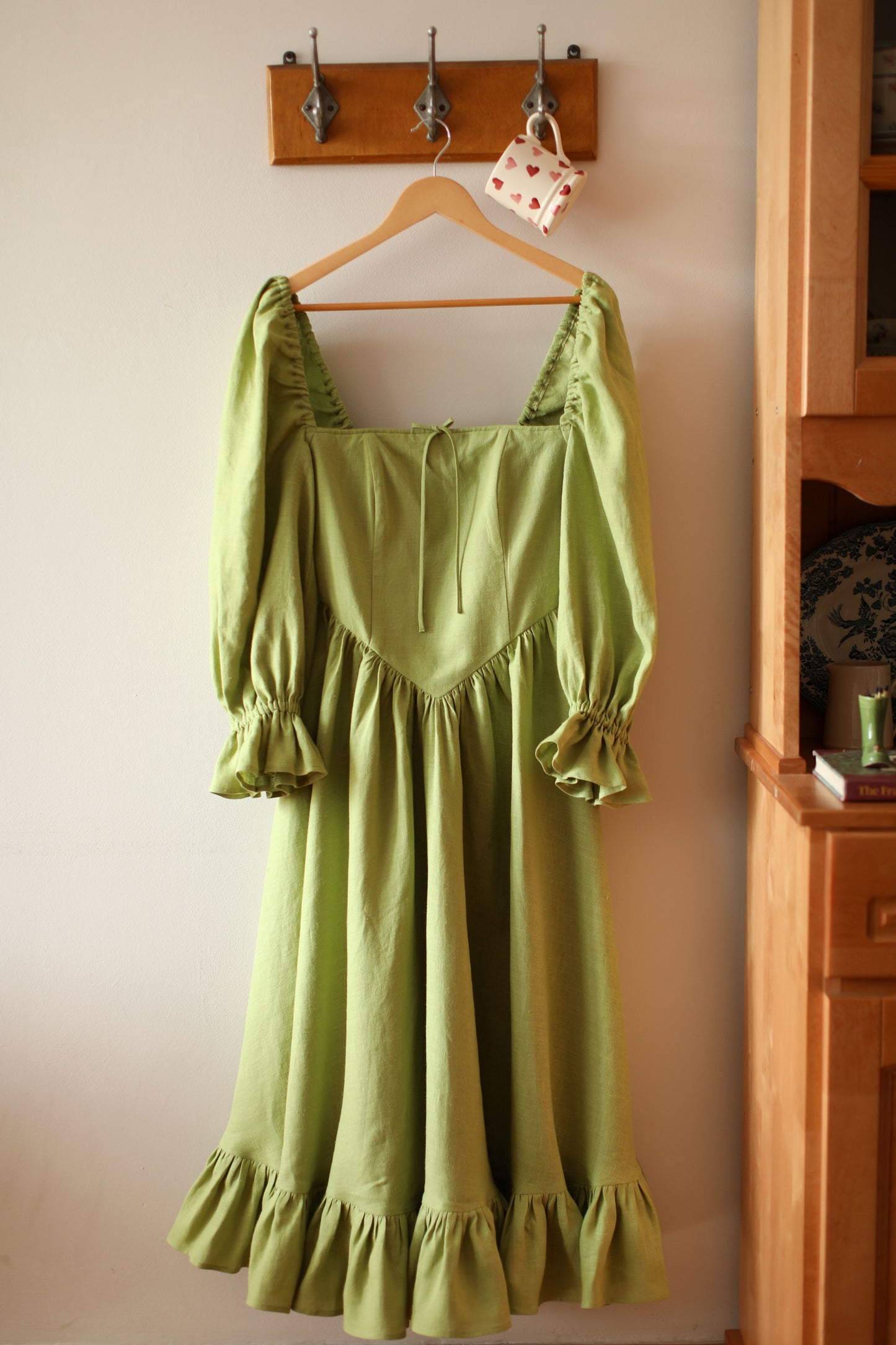August Night linen dress