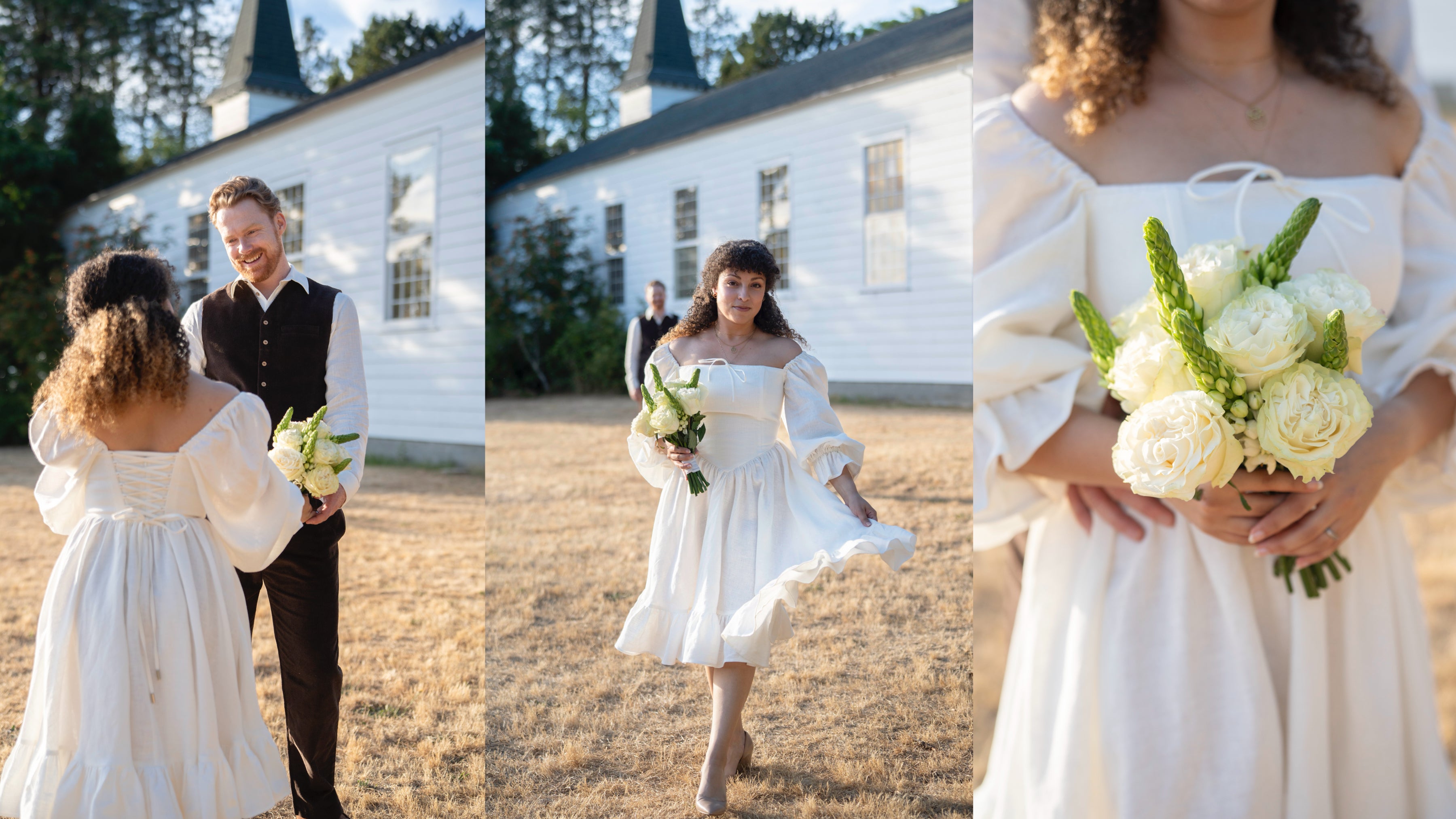 Slow Fashion linen dresses and other clothes with Cottagecore