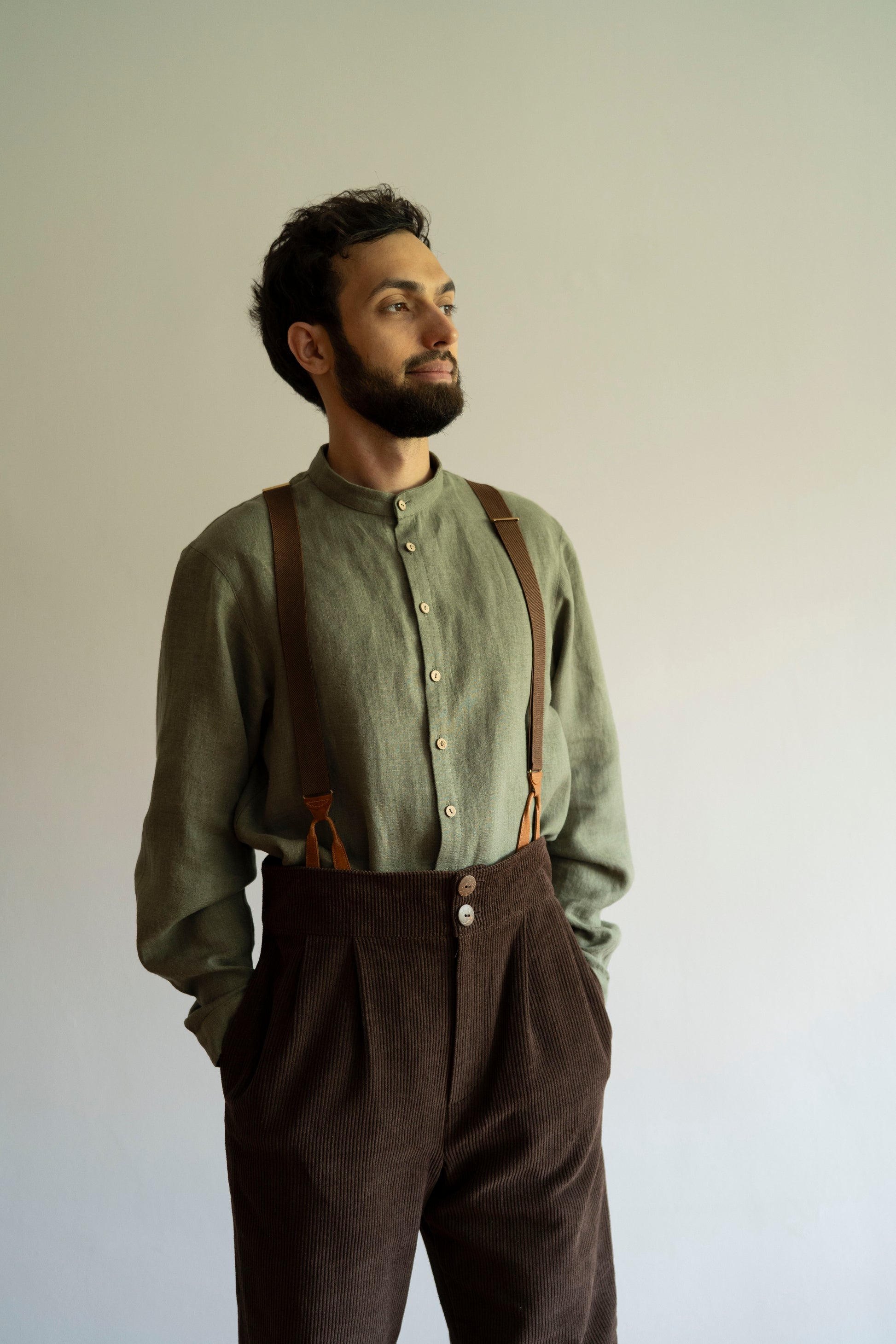 Men's Shirt with mandarin collar Men's Shirt with mandarin collar