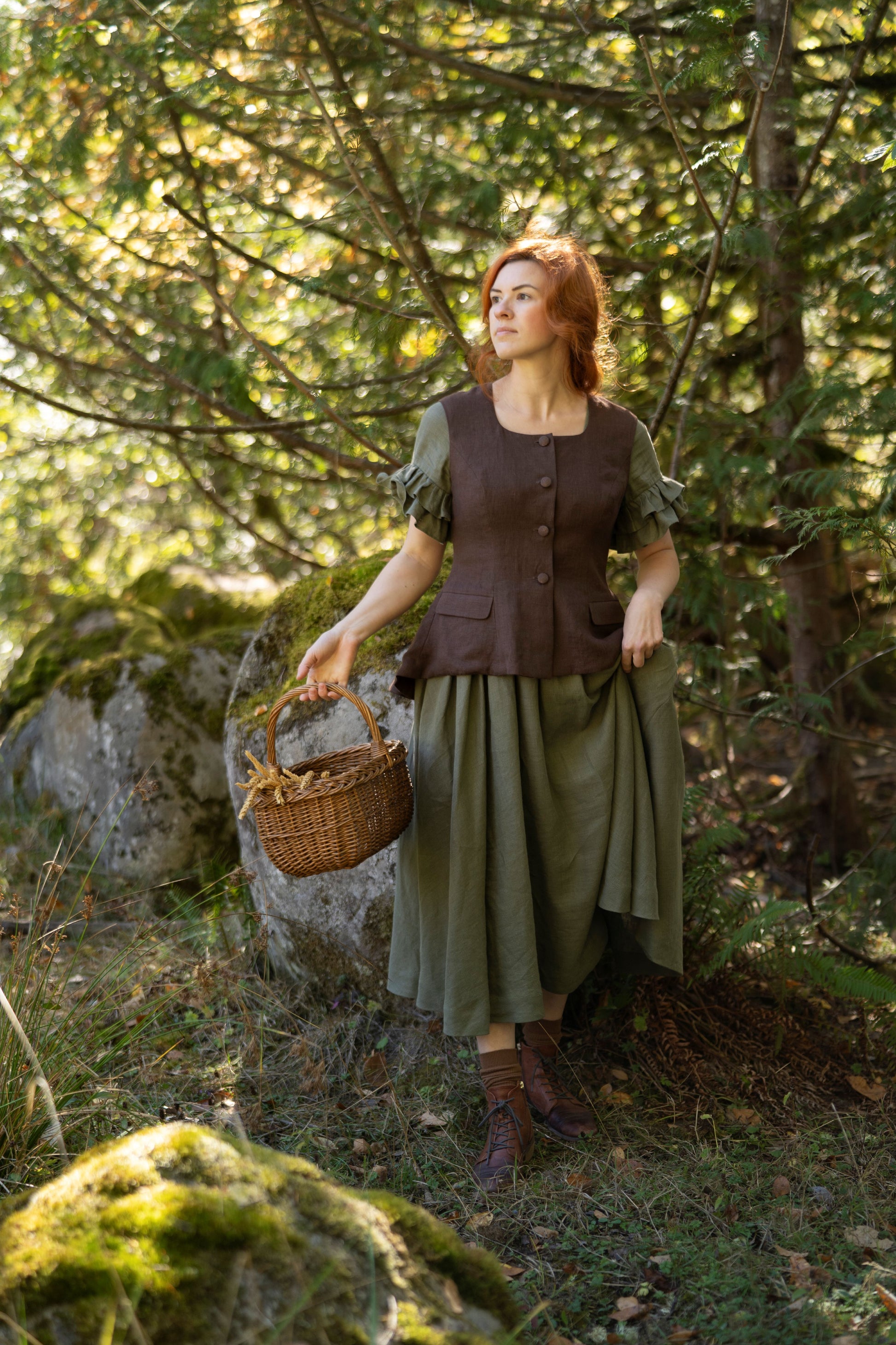 Odette Linen Dress LittleWomenAtelier Odette Linen Dress LittleWomenAtelier