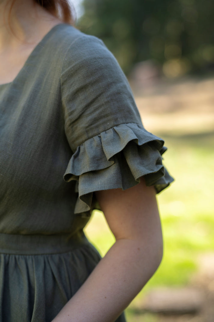 Odette Linen Jacket, Misty Pink