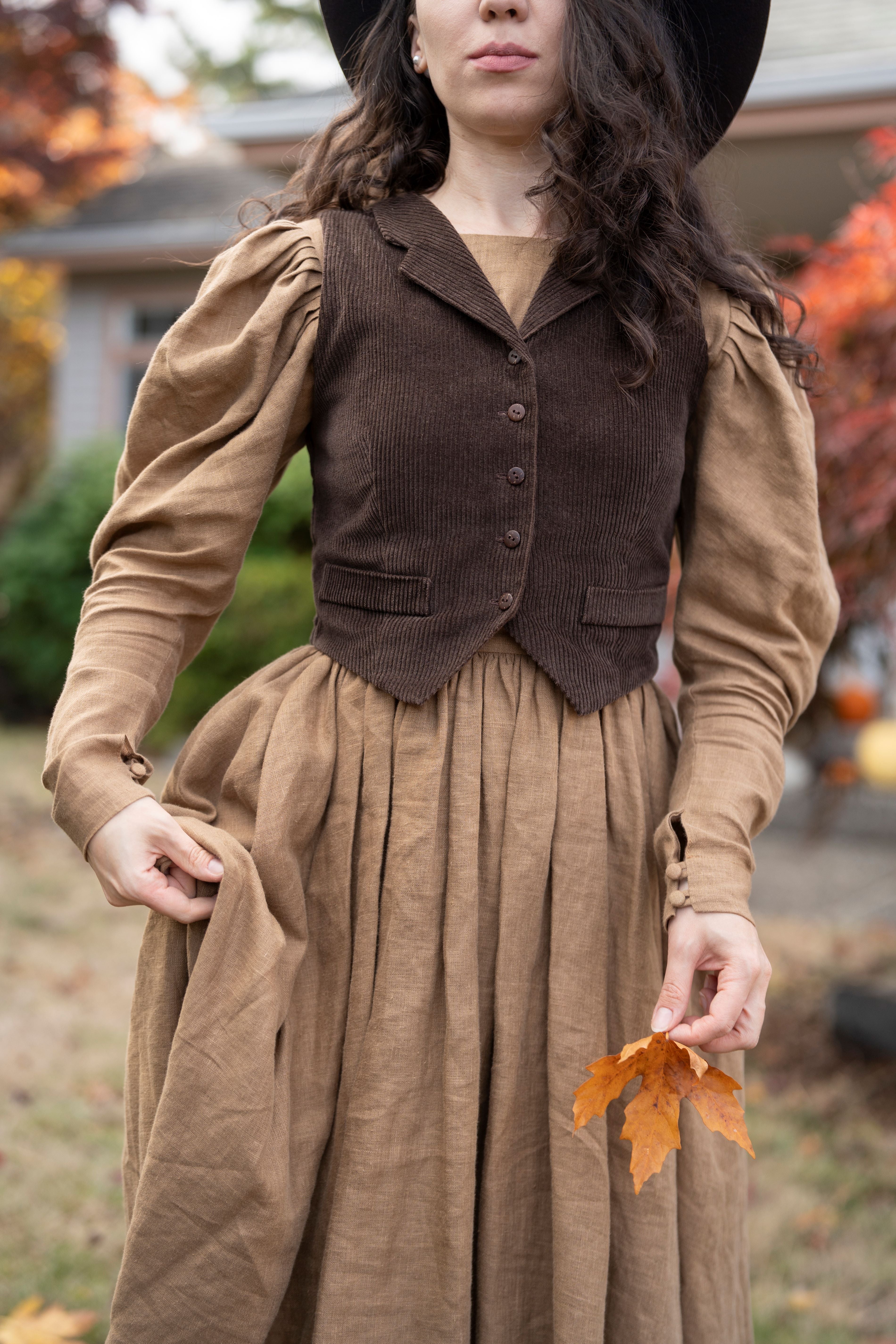 The Jo Vest in Corduroy – LittleWomenAtelier