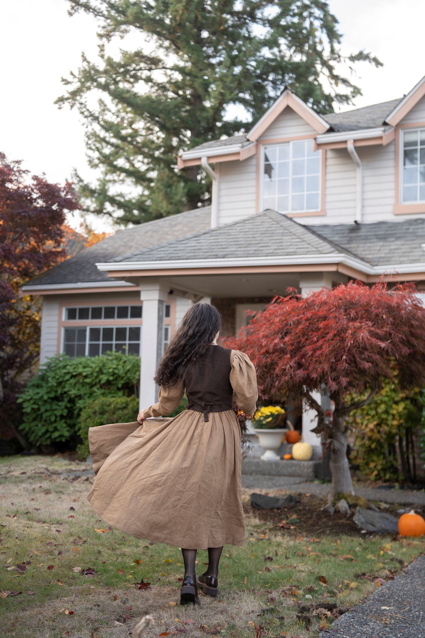 Gilet Jo en une seule couleur | Gilet en lin