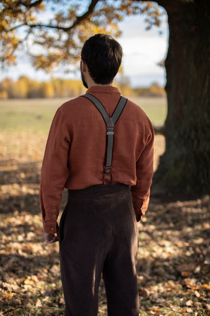 Chemise à col pour homme