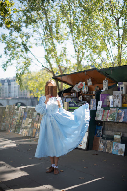 Robe Beth à manches longues | Robe en lin