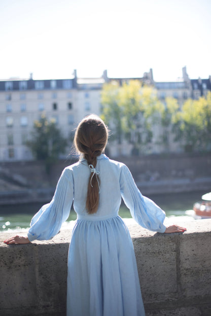 Robe Beth à manches longues | Robe en lin