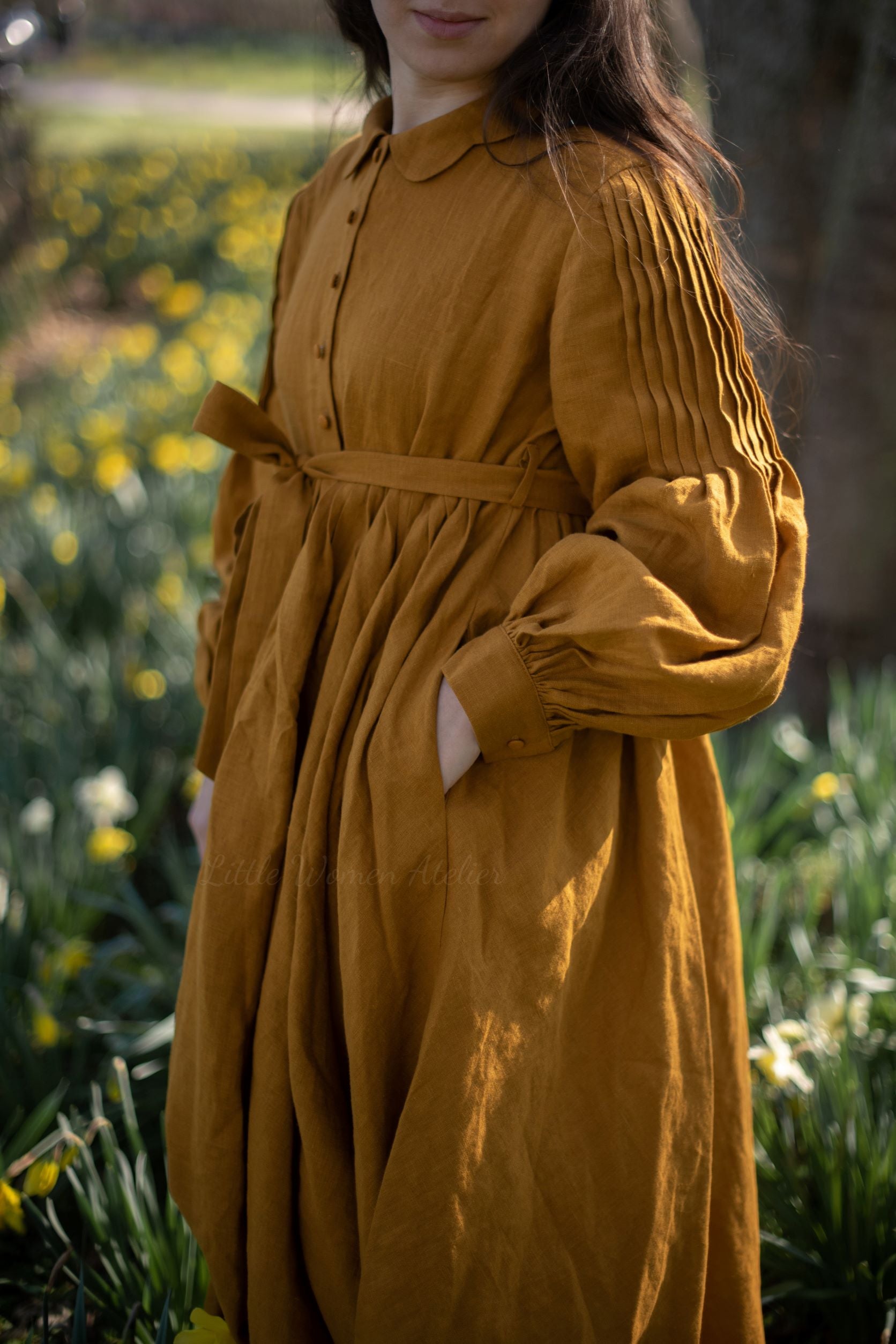 Oversized long sales sleeve dress