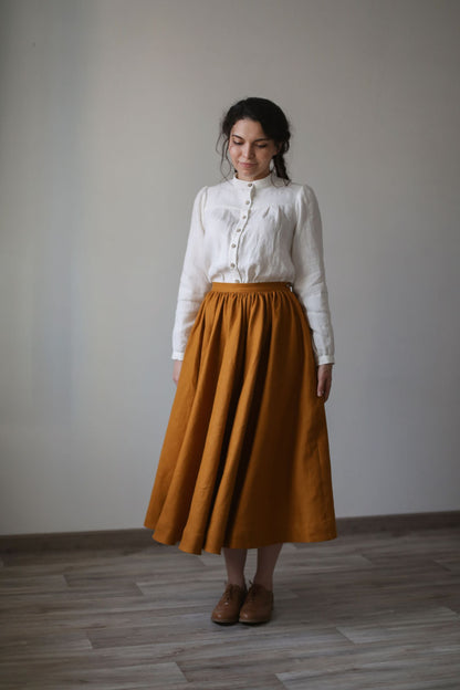 Beth Linen Blouse