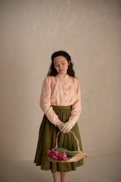 Beth Linen Blouse