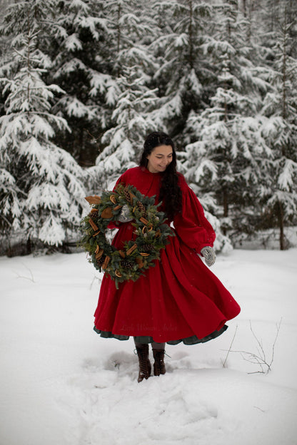 Meg Kleid mit langen Ärmeln