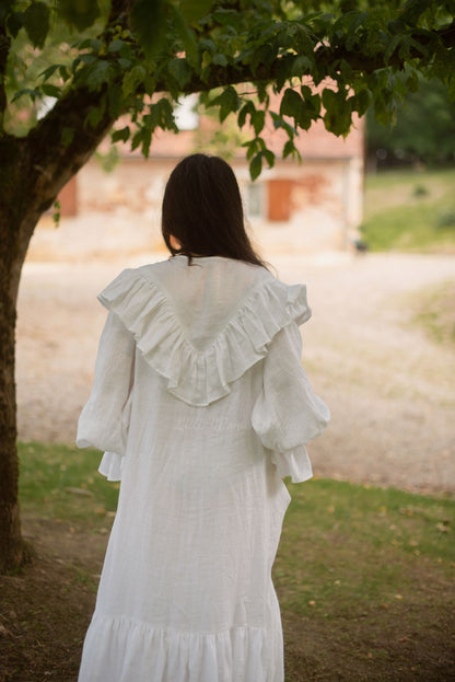 Chemise de nuit en lin