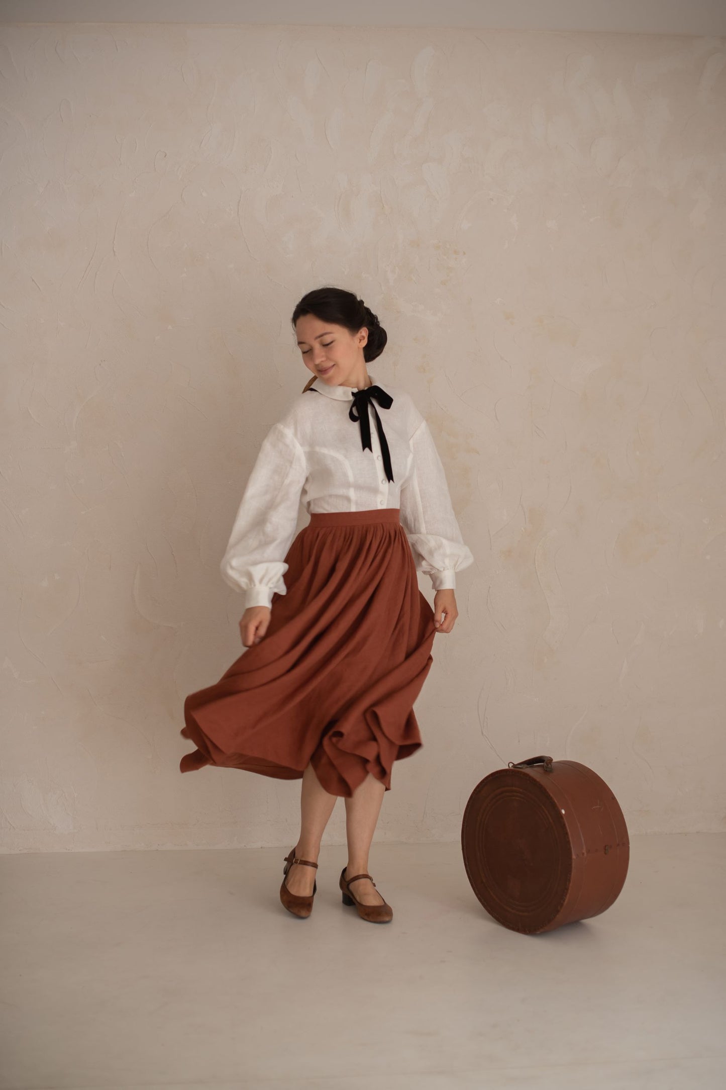 Beth Linen Skirt