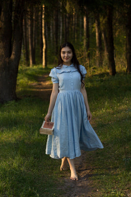 Amy Dress with short sleeves – LittleWomenAtelier