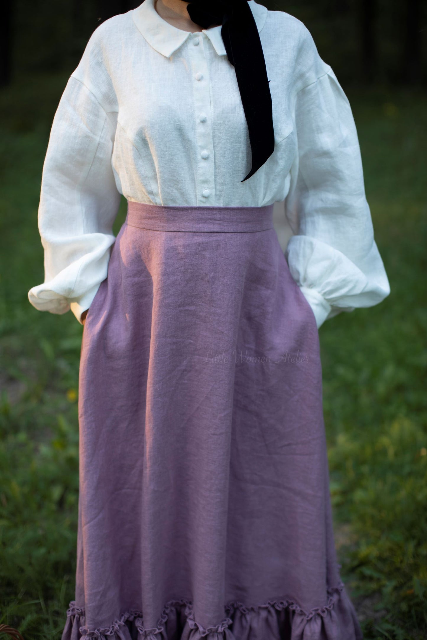 Marmee Linen Skirt