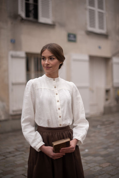 Beth Linen Blouse