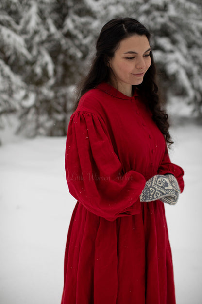 Meg Kleid mit langen Ärmeln