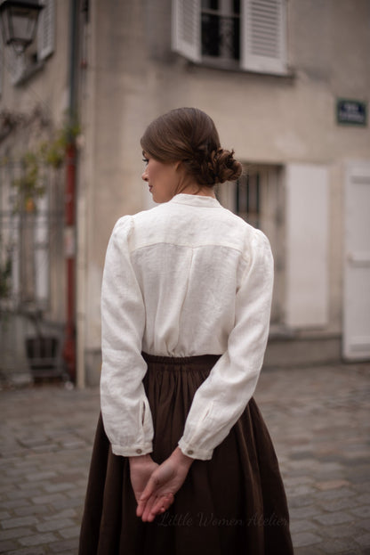 Beth Linen Blouse