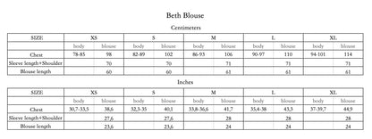 Beth Linen Blouse