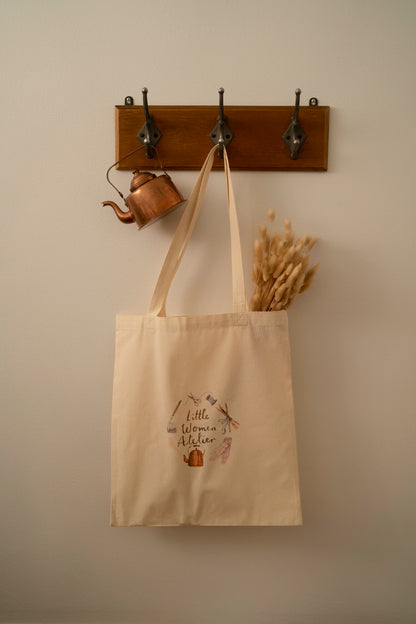 Tote cotton bag - Little Women Atelier