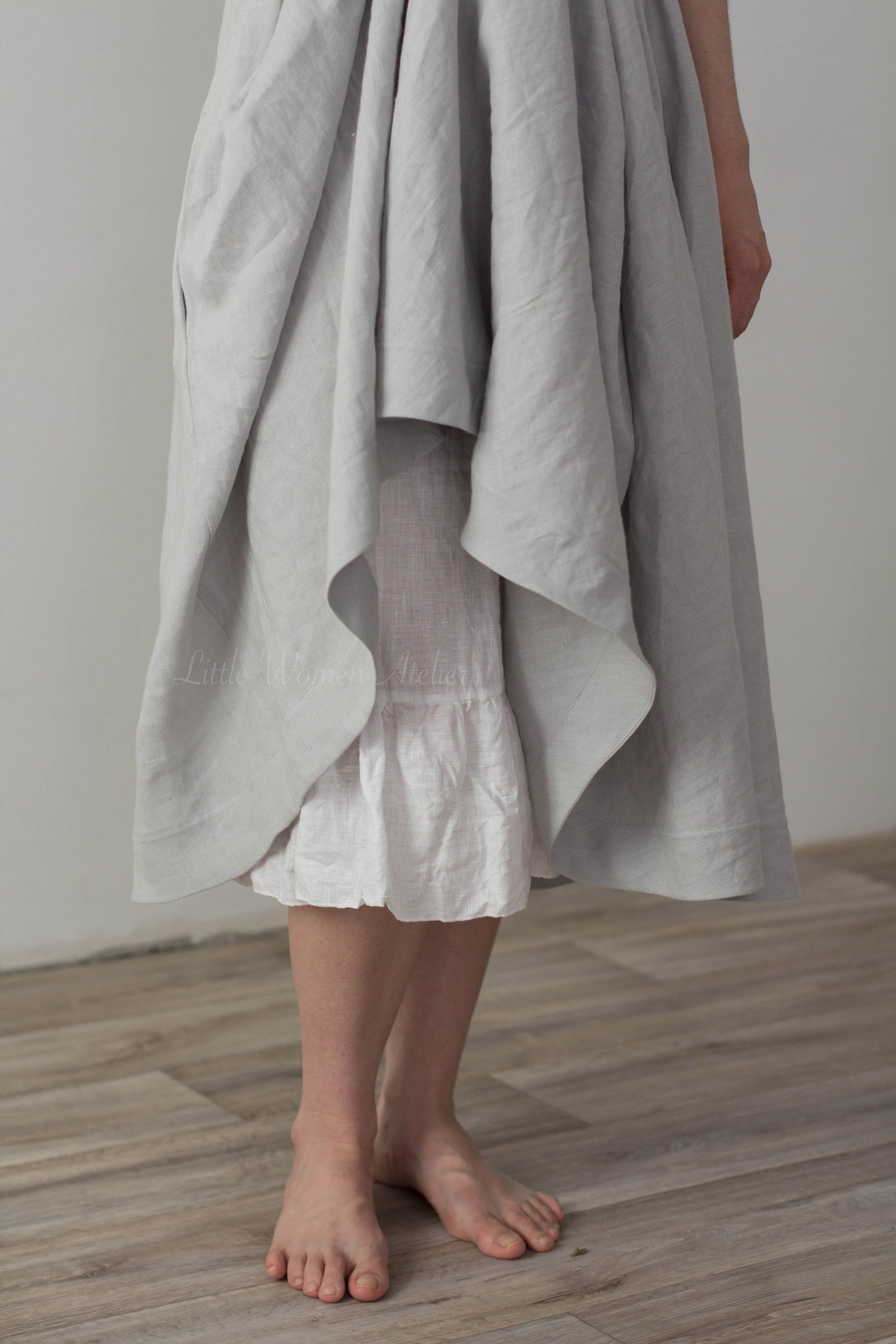 Linen Petticoat, Length 70 cm