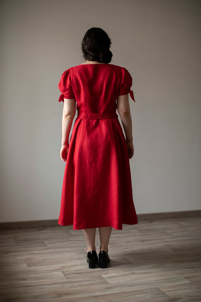 Robe Cherry Orchard | Robe en lin